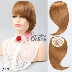 Breton din par artificial cu clips SW23327 Blond Inchis Auriu cu suvita lateral